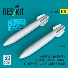 1/32 B43-0 Nuclear Bombs (2pcs)