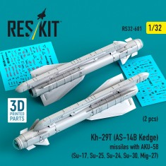 1/32 Kh-29T (AS-14B Kedge) Missiles with AKU-58 (2pcs)