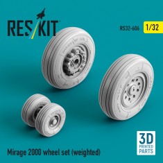 1/32 Dassault Mirage 2000 Weighted Wheels