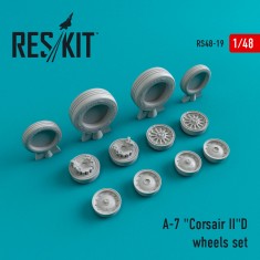 1/48 LTV A-7 "Corsair II" D Wheels for Monogram/Hobby Boss/Hasegawa kits