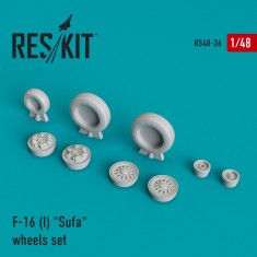 1/48 General Dynamics F-16 (I) "Sufa" Wheels for Kinetic/Hasegawa kits