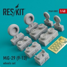 1/48 Mikoyan MiG-29 (9-13) Wheels set for G.W.H kits