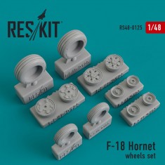 1/48 F-18 Hornet Wheels set for Hasegawa/HobbyBoss/Kinetic/Revell kits