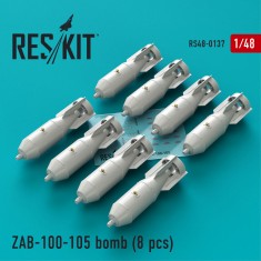 1/48 Su-7/17/22/24/25/34 / MiG-21/27 ZAB-100-105 Bomb (8 pcs)