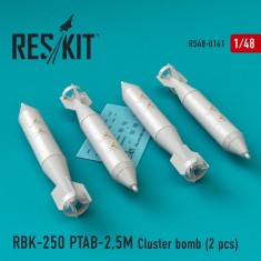 1/48 Su-7/17/22/24/25/34 / MiG-21/27 RBK-250 PTAB-2,5M Cluster Bomb (4 pcs)