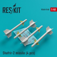 1/48 Mirage 3C/3CJ/Super Mystere Shafrir-2 Missile (4 pcs) for Hobby Boss/Eduard/Academy