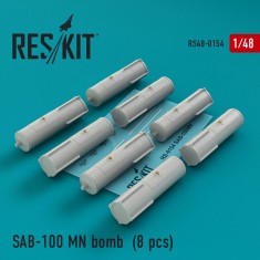 1/48 Su-7/17/24/25/27/30/34/MiG-21/27/Yak-38/Jak-130 SAB-100 MN Bomb (8 pcs)
