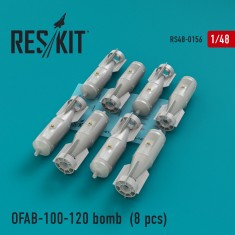 1/48 Su-7/17/24/25/27/30/34/MiG-21/27/Yak-38/Jak-130 OFAB-100-120 Bomb (8 pcs)
