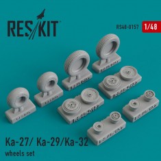 1/48 Ka-27/Ka- 29/Ka-32 Wheels set for Hobby Boss kits