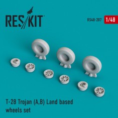 1/48 T-28 Trojan (A/B) Land Based Wheels set for Monogram/Roden/Revell/AMG kits