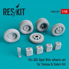 1/48 Kfz.305 Opel Blitz Wheels set for Italeri/Tamiya kits