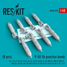 1/48 P-50 SH Practice Bomb (8pcs) for Smer/Eduard/Trumpeter/HobbyBoss/Kitty Hawk/Zvezda