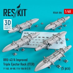 1/48 BRU-42/A Improved Triple Ejector Rack (ITER) (5pcs)