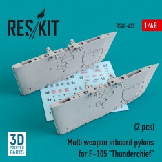 1/48 Multi Weapon Inboard Pylons for F-105 "Thunderchief" (2 pcs)