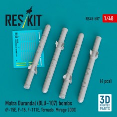 1/48 Matra Durandal BLU-107 Bombs (4pcs) for F-15E/F-16/F-111E/Tornado