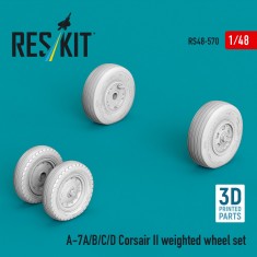 1/48 A-7A/B/C/D Corsair II Weighted Wheel Set