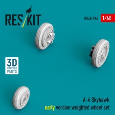 1/48 A-4 Skyhawk Early Version Weighted Wheel Set