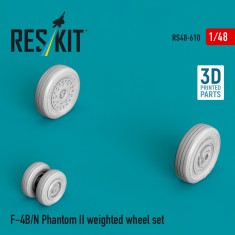 1/48 F-4B/N Phantom II Weighted Wheels