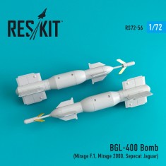 1/72 BGL-400 Laser Guided Bomb (2pcs) for Mirage F.1/Mirage 2000/Sepecat Jaguar kits