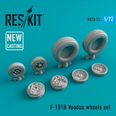 1/72 McDonnell F-101 (B) Voodoo Wheels for Revell/Hasegawa/Valom kits