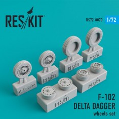1/72 Convair F-102 Delta Dagger Wheels for Hasegawa/Meng kits