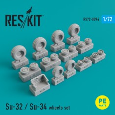 1/72 Su-32/Su-34  Wheels Set for Trumpeter/Zvezda/Italeri kits