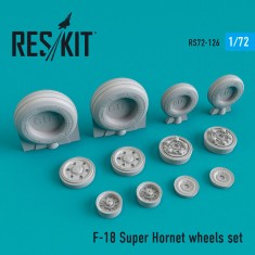 1/72 F-18 Super Hornet Wheels set for Hasegawa/Italeri/Academy kits