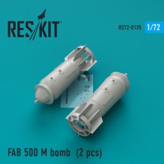 1/72 Su-17/22/24/25/34 FAB 500 M Bomb (2 pcs) for Trumpeter/Model Svit/Zvezda/ kits