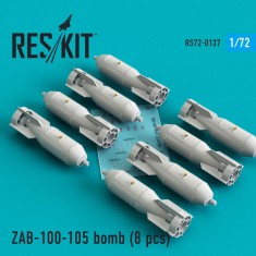 1/72 Su-7/17/22/24/25/34/MiG-21/27 ZAB-100-105 Bomb (8 pcs)
