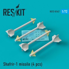 1/72 Mirage 3C/3CJ/Vautour II Shafrir-1 Missile (4 pcs) for AML/Special hobby/Azur kits