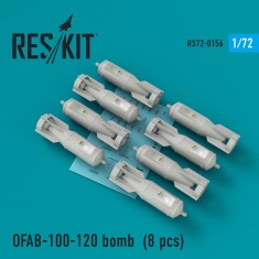 1/72 Su-7/17/24/25/27/30/34/MiG-21/27/Yak-38/Jak-130 OFAB-100-120 Bomb (8 pcs)