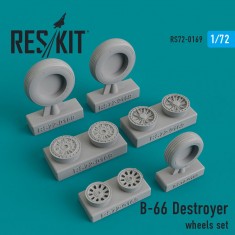 1/72 B-66 Destroyer Wheels set for Italeri kits