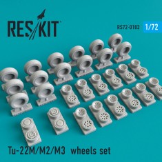 1/72 Tu-22M/M2/M3 Wheels set for Trumpeter kits