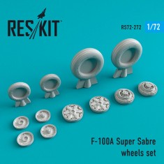 1/72 North American F-100 (A) Super Sabre Wheels set for kits