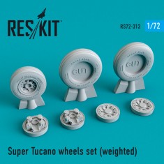 1/72 Super Tucano Wheels set (weighted) for AVM kits