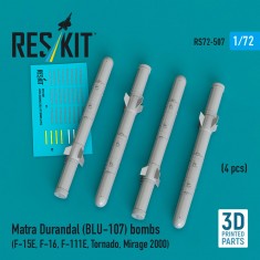 1/72 Matra Durandal BLU-107 Bombs (4pcs) for F-15E/F-16/F-111E/Tornado