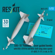 1/72 GBU-10 Paveway I Bombs with BSU-37/B Fin and BSU-3A/B Wing (slow speed)