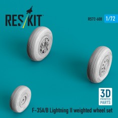 1/72 F-35A/B Lightning II Weighted Wheels