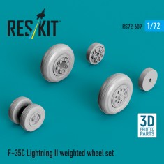 1/72 F-35C Lightning II Weighted Wheels
