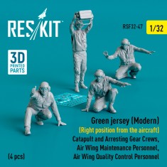 1/32 Modern Green Jersey Right Position From The Aircraft (4 figures)