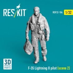1/32 F-35 Lightning II Pilot Scene 2
