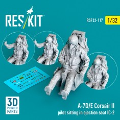 1/32 A-7D/E Corsair II Pilot in IC-2 Ejection Seat Figure
