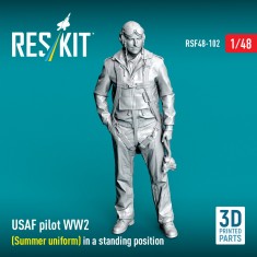 1/48 WWII USAF Pilot (Summer uniform) in Standing Position
