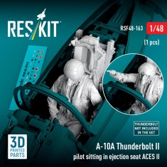 1/48 A-10A Thunderbolt II Pilot Sitting in Ejection Seat ACES II (1pc)