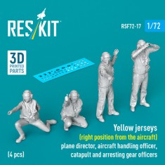 1/72 USN Carrier Air Operations 'Yellow Jersey' (Right position from aircraft) 4 Figures