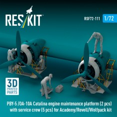 1/72 PBY-5 Catalina Engine Platform & Crew for Academy/Revell