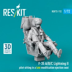 1/72 F-35A/B/C Lightning II Pilot in Late Ejection Seat Figure