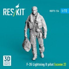 1/72 F-35 Lightning II Pilot Figure Scene #2