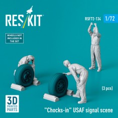 1/72 USAF "Chocks-In" Signal Crew Scene (3pcs)