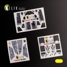 1/32 F-16I Sufa Interior parts (3D decals) for Academy kit 